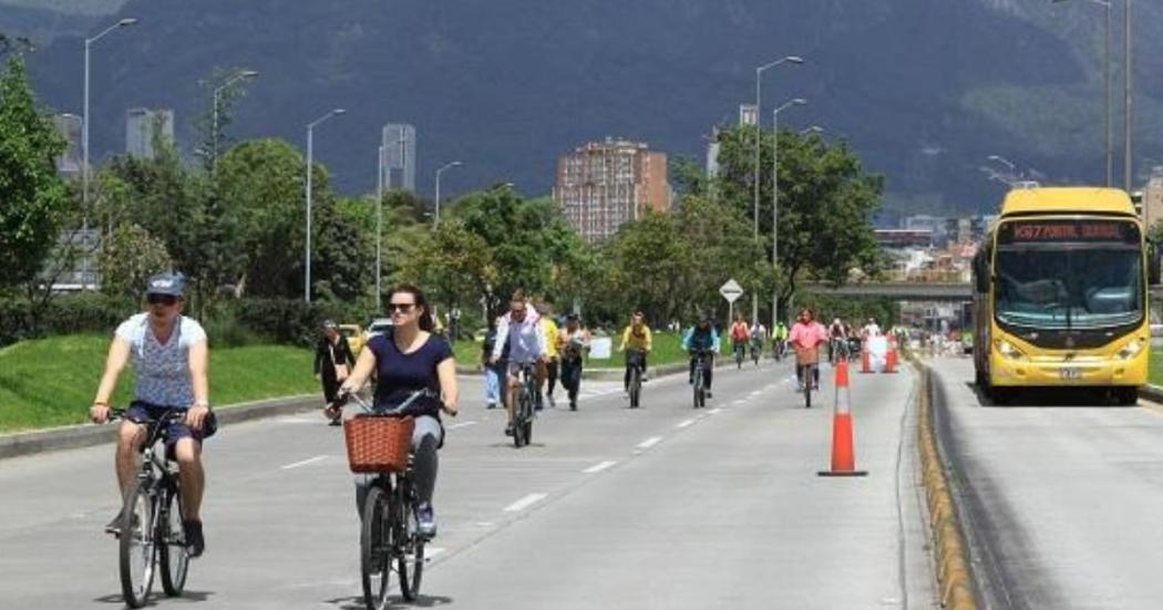 Rutas y horarios de la Ciclovía de Bogotá para el 8 de enero 