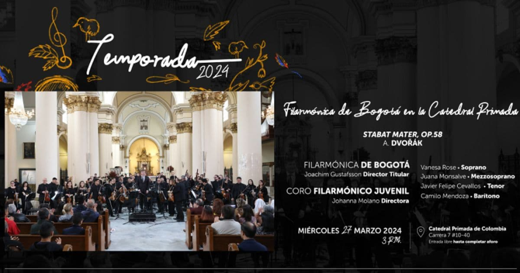 Marzo 27: concierto de la Semana Mayor con la Filarmónica