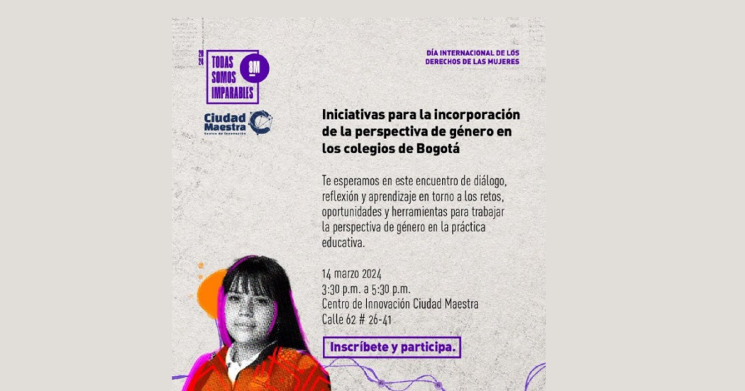 Taller para docentes sobre perspectiva de género en colegios de Bogotá