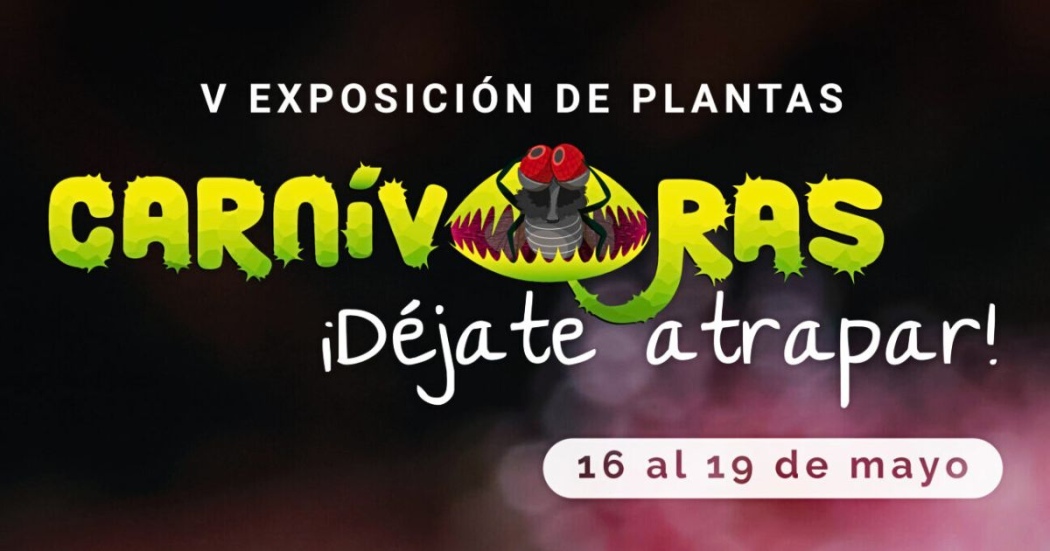 Exposición de plantas carnívoras en el Jardín Botánico de Bogotá