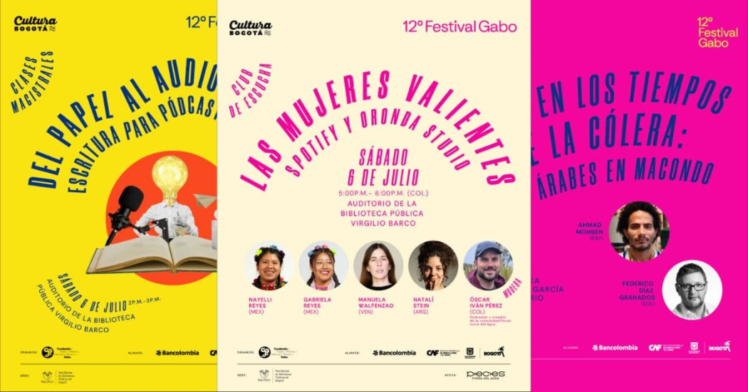 Festival Gabo con charlas gratuitas en toda Bogotá 