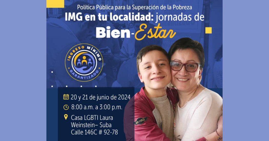 Junio 20 y 21 feria ingreso mínimo garantizado en Suba Bogotá 2024