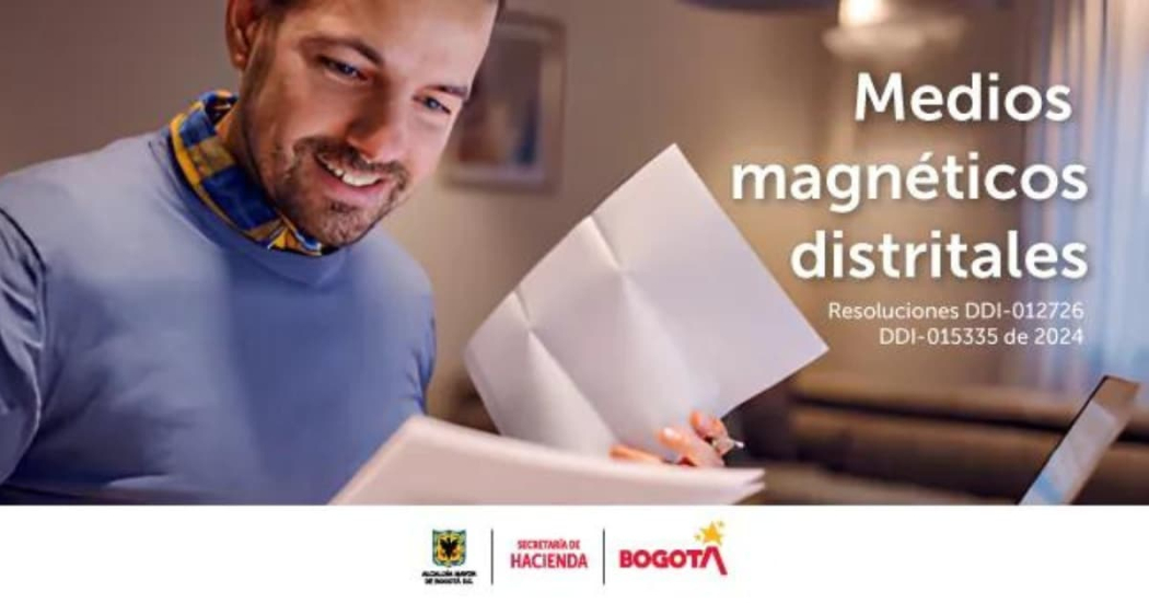 Impuestos Bogotá: Jornada virtual medios magnéticos distritales