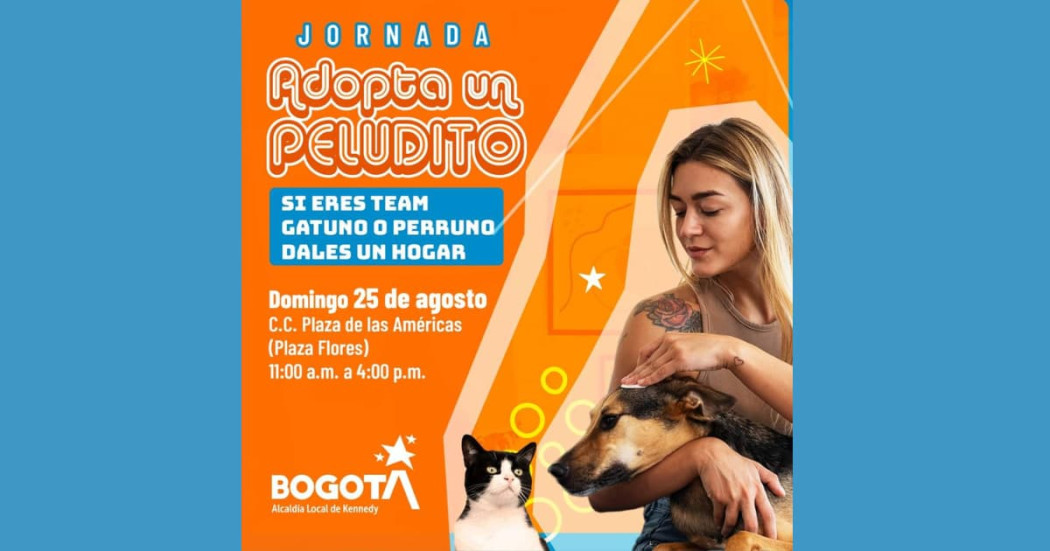 Bogotá celebra jornada de adopción de mascotas en Kennedy 