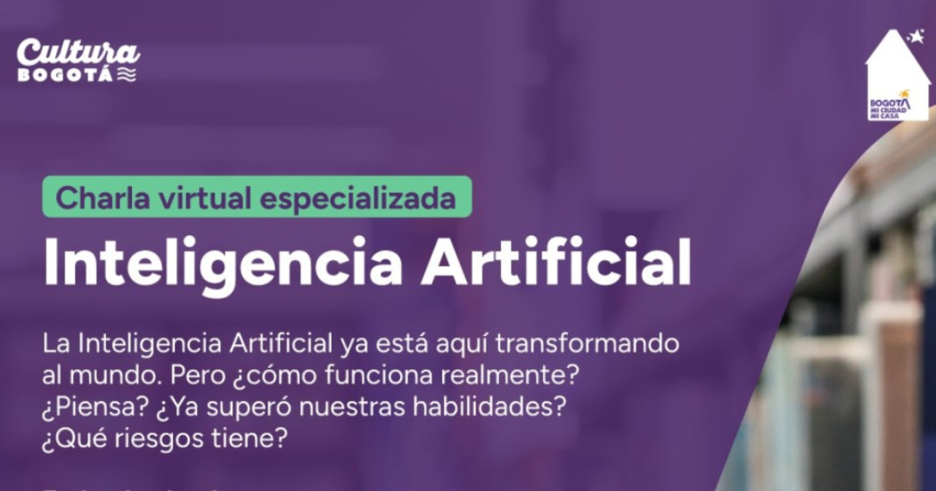 Charla gratuita en Bogotá: Inteligencia Artificial 22 de septiembre