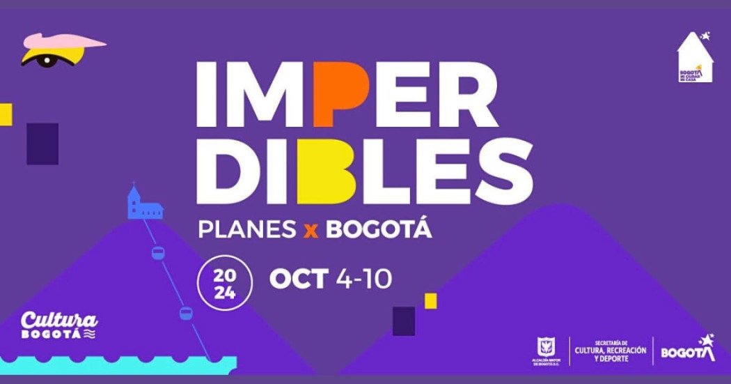 Eventos en Bogotá imperdibles del 4 al 10 de octubre 2024