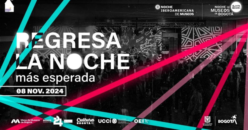 Programación por zonas de la noche de los museos en Bogotá