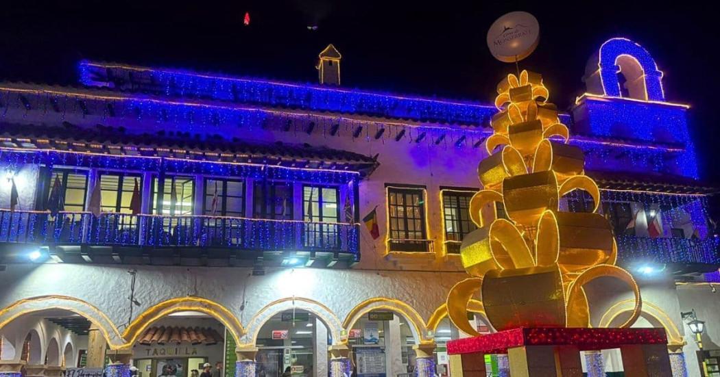 Navidad en Bogotá 2024 con alumbrado en Monserrate 