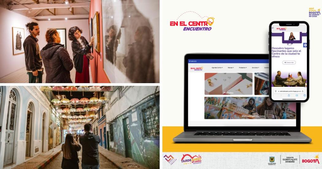 Conoce guía cultural Bogotá En El Centro Encuentro y exposición arte