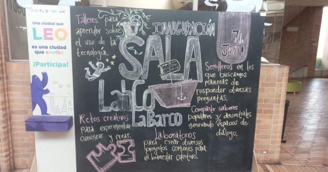 Planes en Bogotá inauguración LabCo en la Biblioteca Virgilio Barco