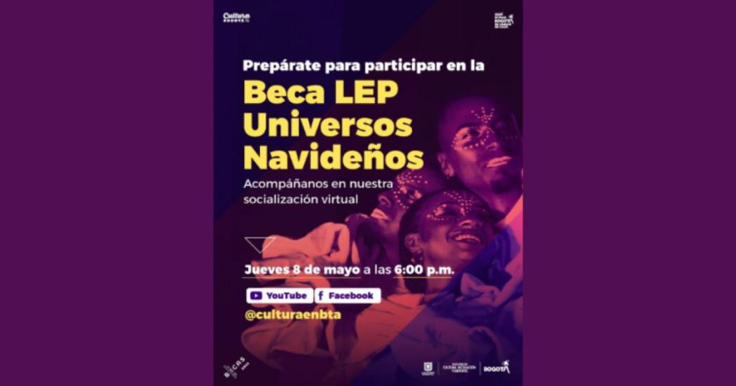 ¿Qué es la beca Beca LEP Universos Navideños para Bogotá?