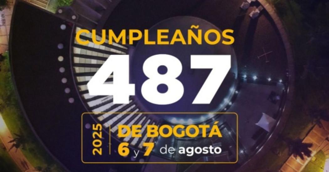 Planes cumpleaños de Bogotá en el Planetario 6 y 7 de agosto de 2025