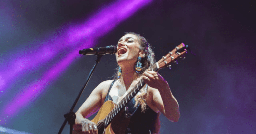 Laura Kalop en concierto intimo.