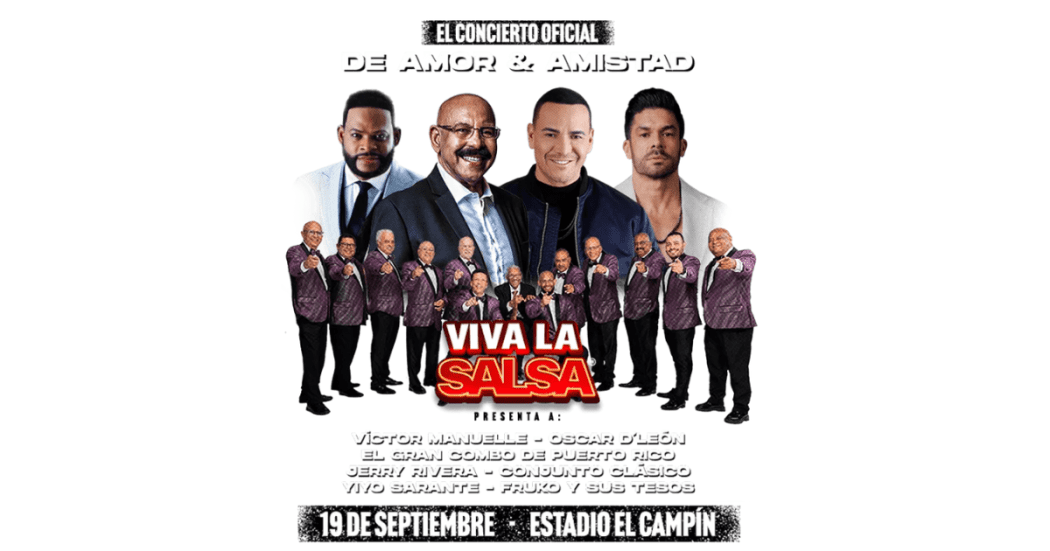 Afiche con los artistas invitando al concierto