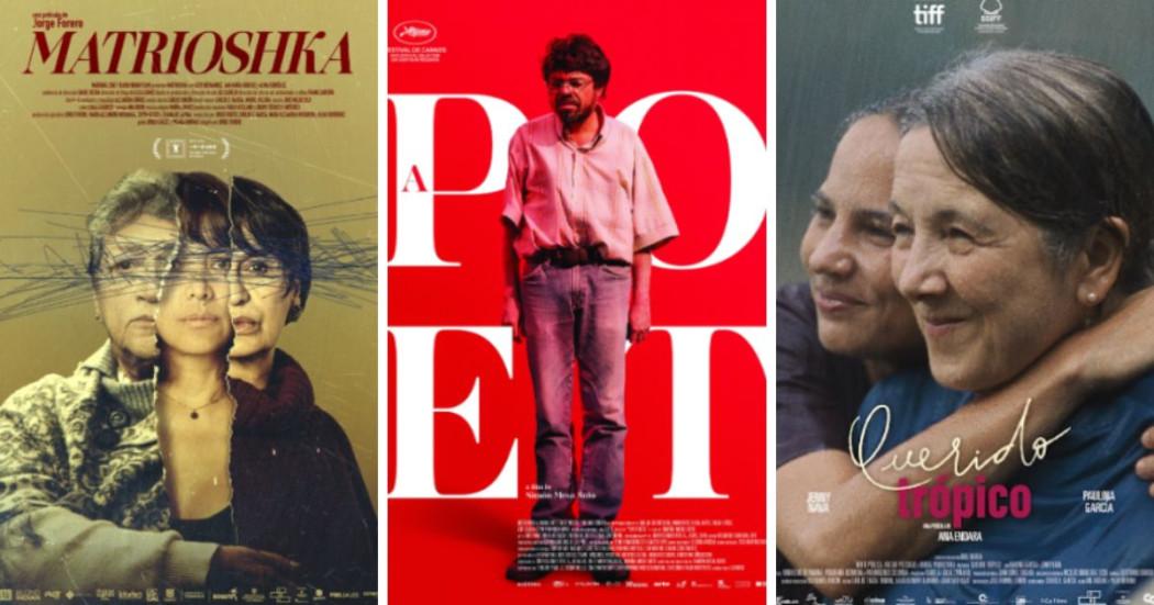 Cartel de películas presentes en la Cinemateca de Bogotá
