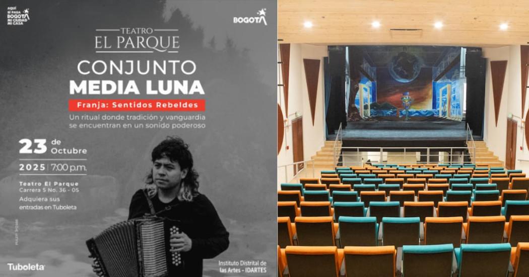 Obra en Teatro El Parque de Bogotá 'Conjunto Media Luna' 23 de octubre