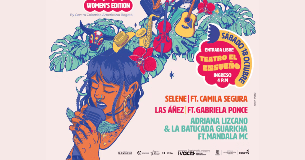 Imagen en fondo rodado con cartel del evento con toda la información al respecto.