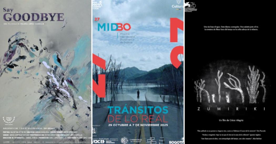 Imagen de 3 afiches documentales de MIDBO
