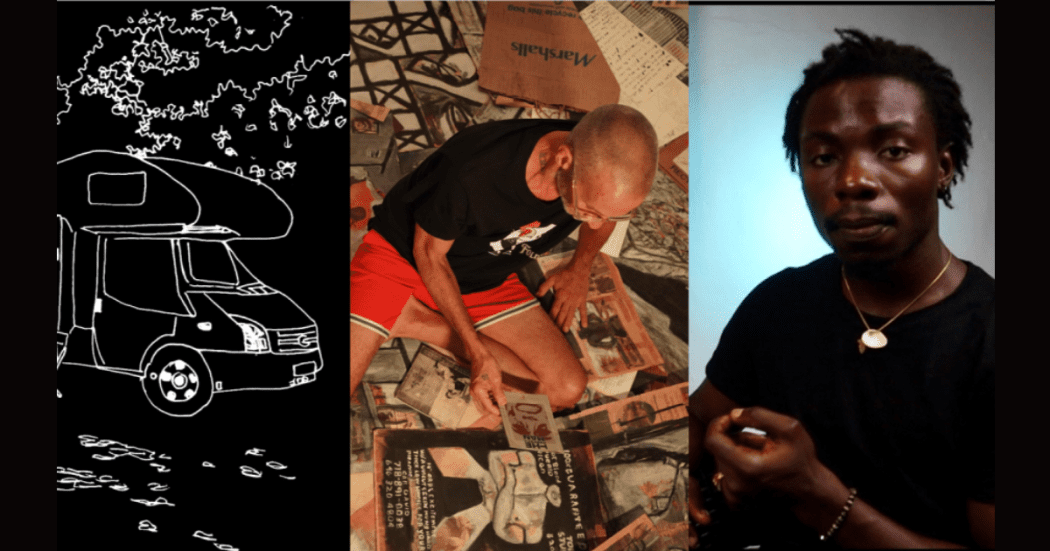 Imagen compuesta con los fotogramas de los videos 