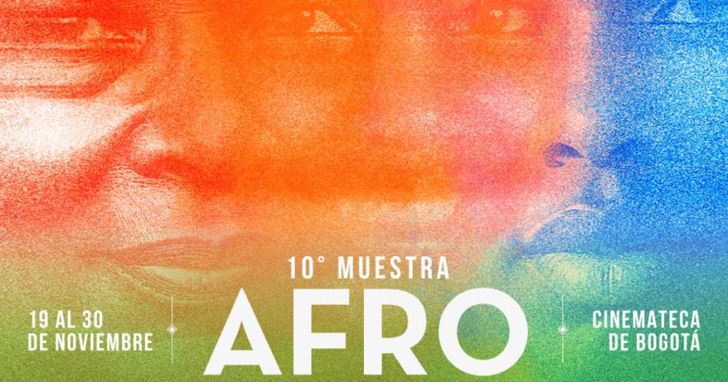 Imagen afiche oficial 10.ª Muestra Afro en la Cinemateca