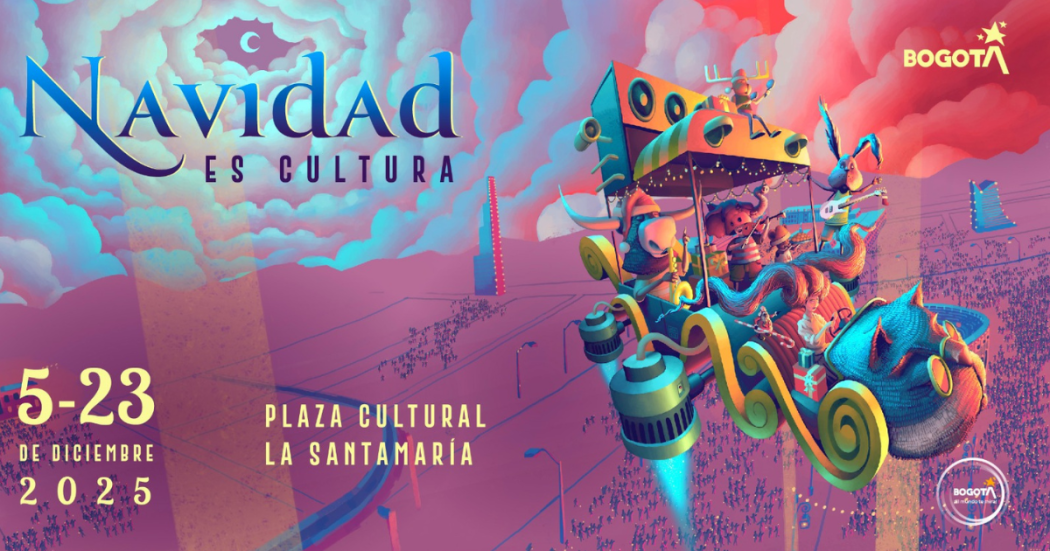 Imagen del cartel promocional del evento de Navidad es Cultura en la Plaza Cultural La Santamaría.