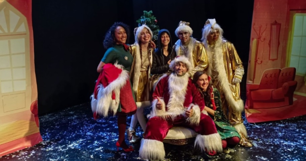 Imagen de los personajes de la obra de teatro.