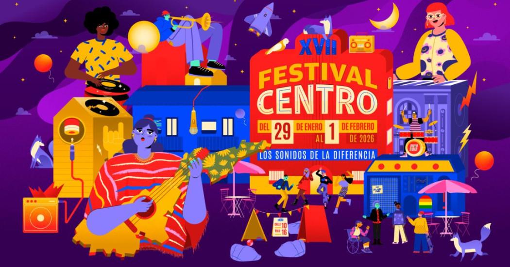 Imagen del cartel promocional del Festival Centro.