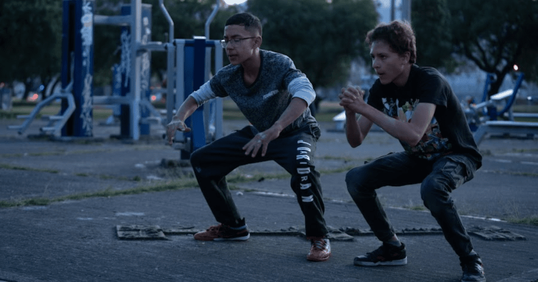 Imagen de deportistas entranando