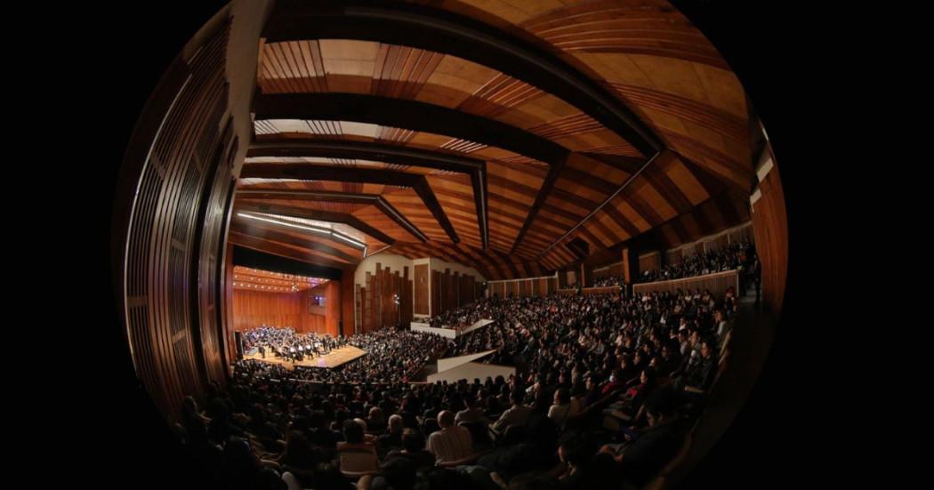 Imagen de Filarmónica de Bogotá en el Auditorio León de Greiff UNAL. 