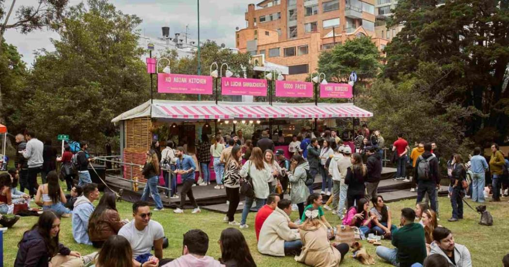 Foto del Festival hamburguesa Burgerville en Bogotá.