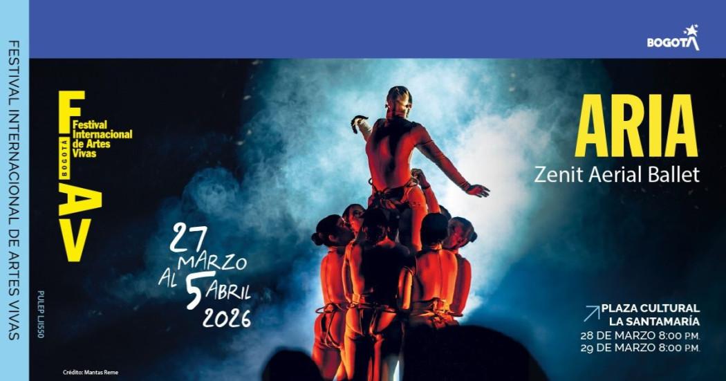 Imagen obra ‘Aria’ – Zenit Aerial Ballet