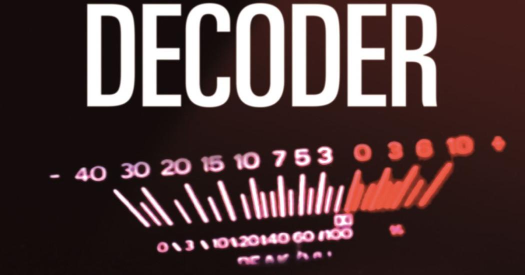 Imagen de afiche en letra Decoder