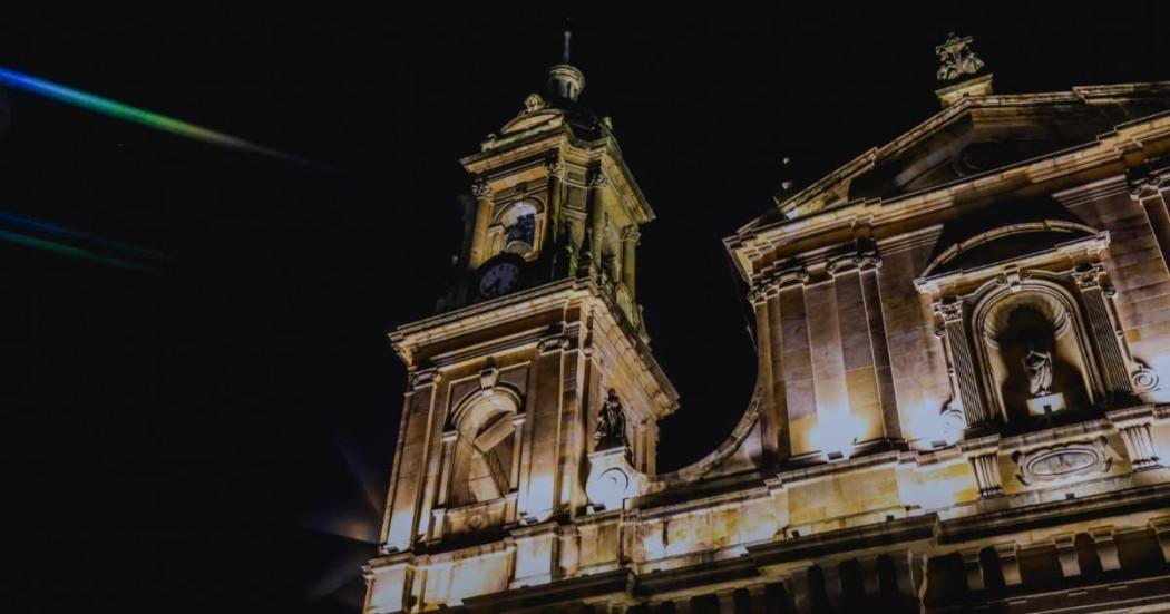 Foto de la Catedral Primada de Colombia, en el centro de Bogotá.