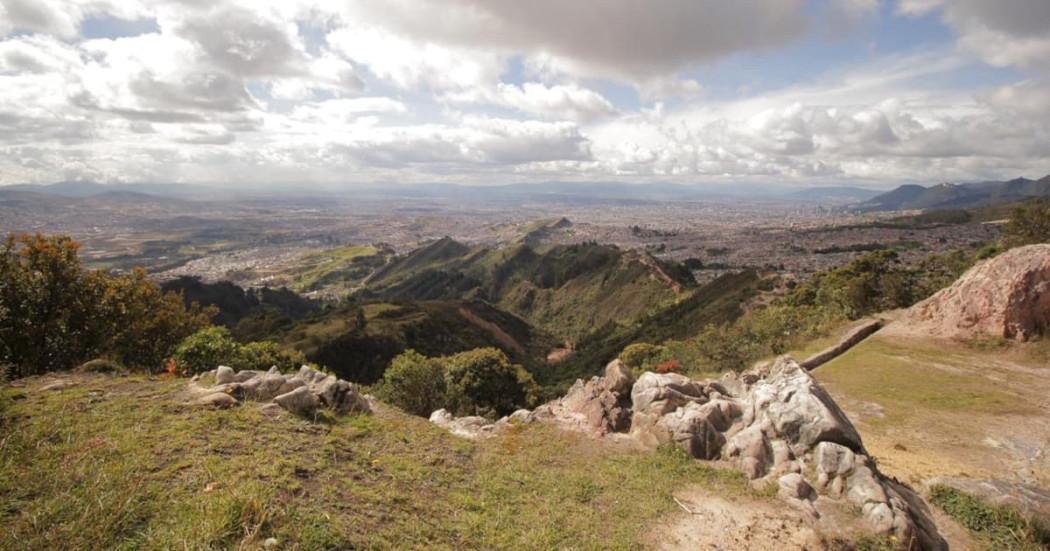panorámica parque Entrenubes de Bogotá