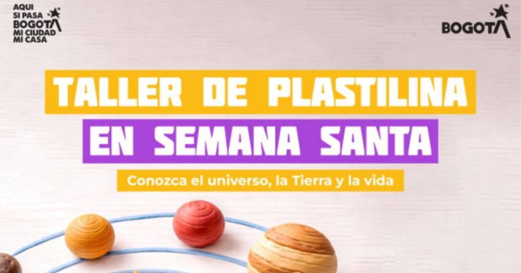 Imagen de taller de plastilina en letras