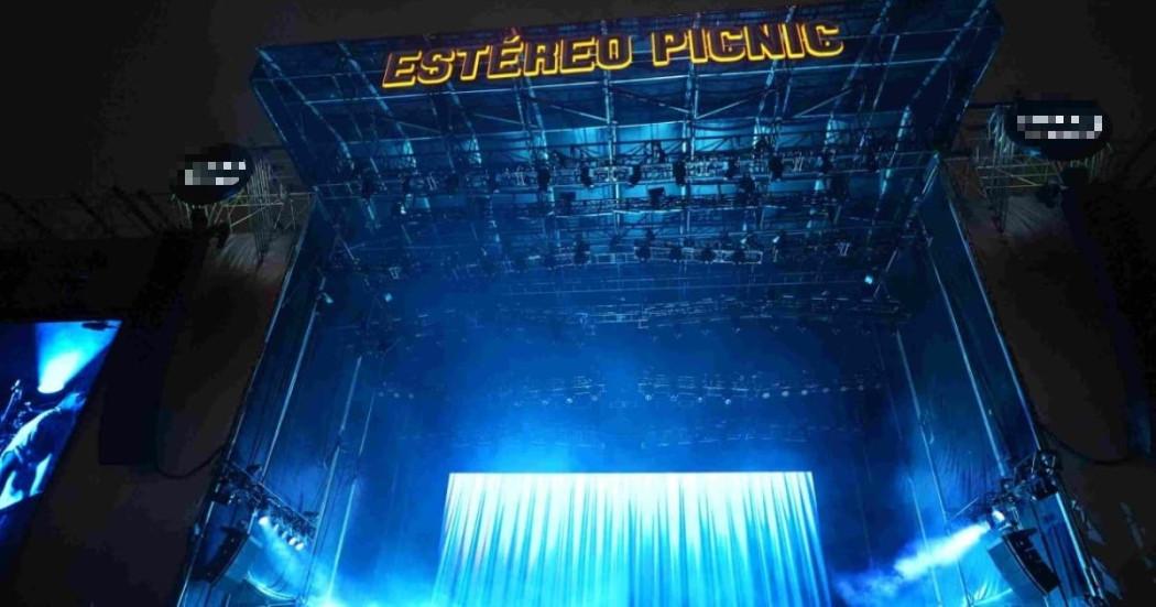 Foto del escenario de Festival Estéreo Picnic que regresa a Bogotá 20 al 22 de marzo de 2026