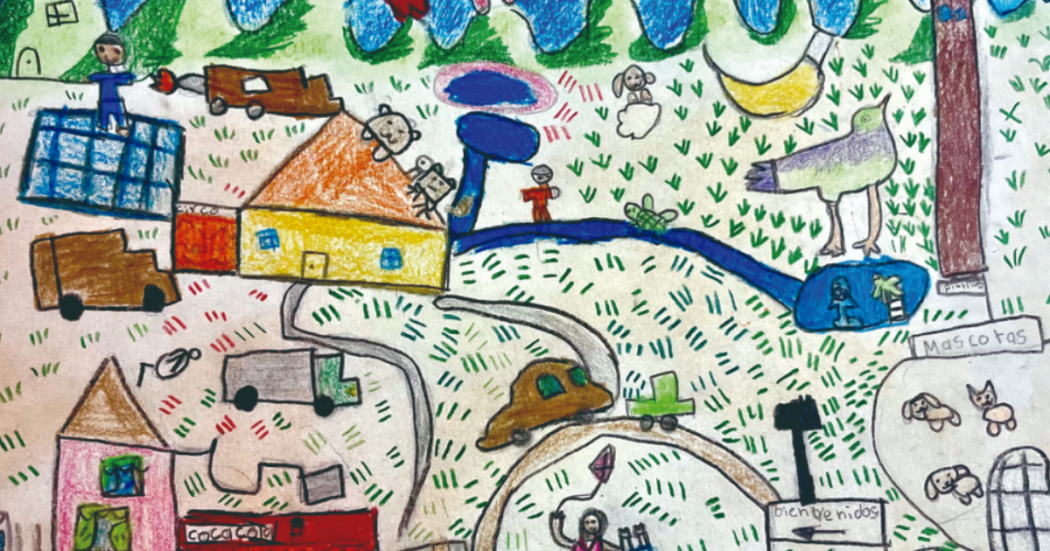 Imagen del evento cuando los cantos de las tinguas se tiñen.