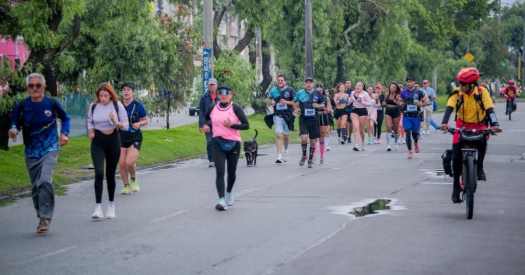 usuarios de Ciclovía de Bogotá