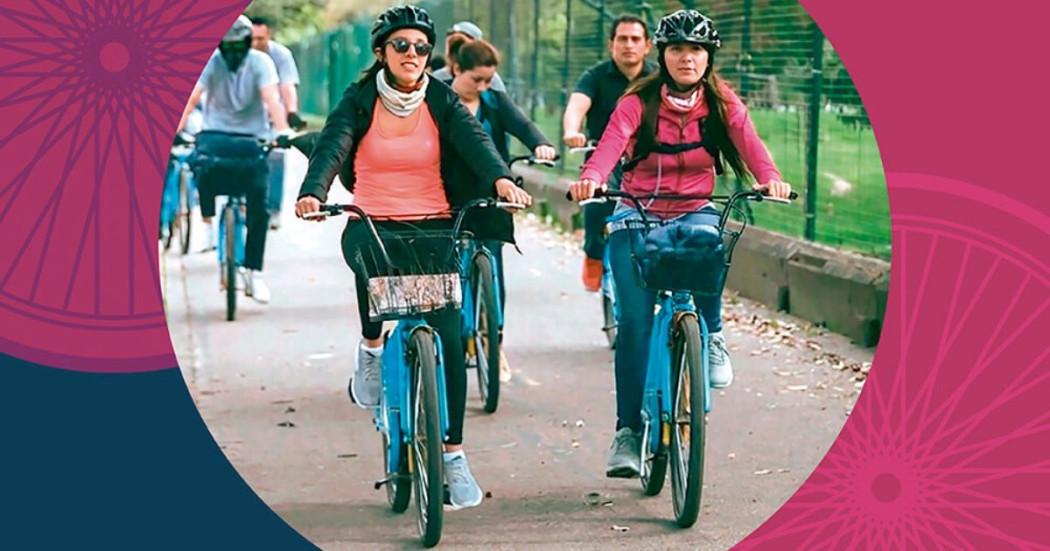 Imagen de personas montando en bicicleta