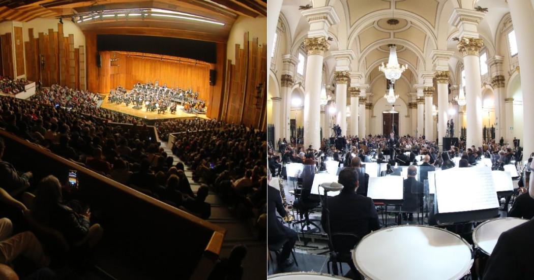 Imagen de Filarmónica de Bogotá en la Catedral Primada de Colombia y Auditorio León de Greiff UNAL. 