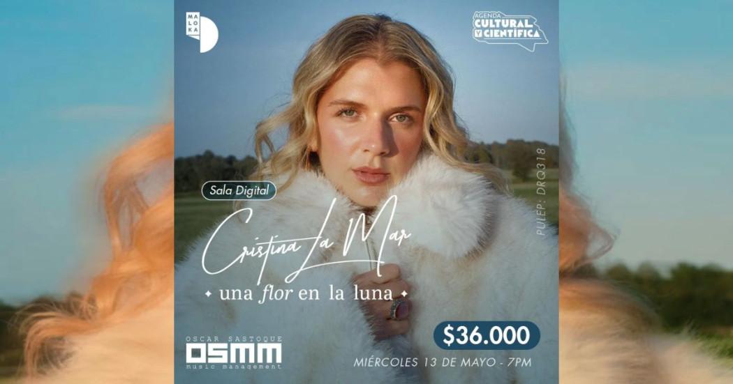 Imagen de la cantaurora española Cristina La Mar.