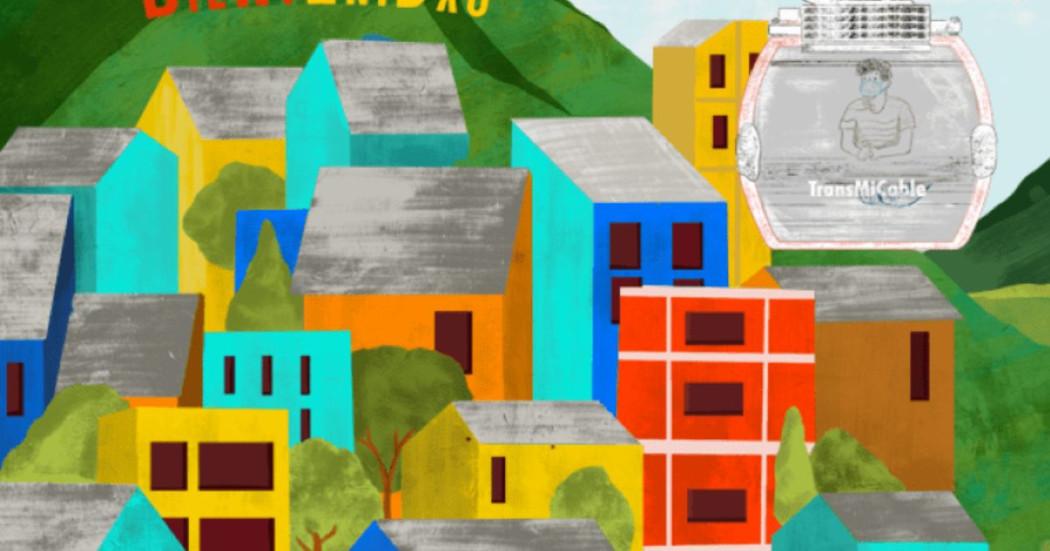 Imagen de dibujo de casad de diferentes colores y transmicable