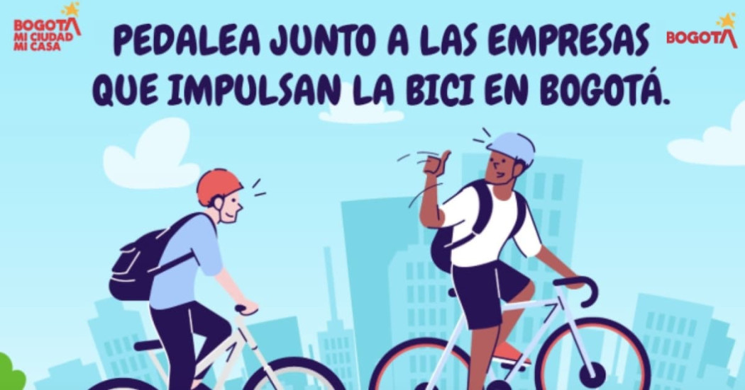Foto del bicirecorrido 'Tren del Siete' en Bogotá.