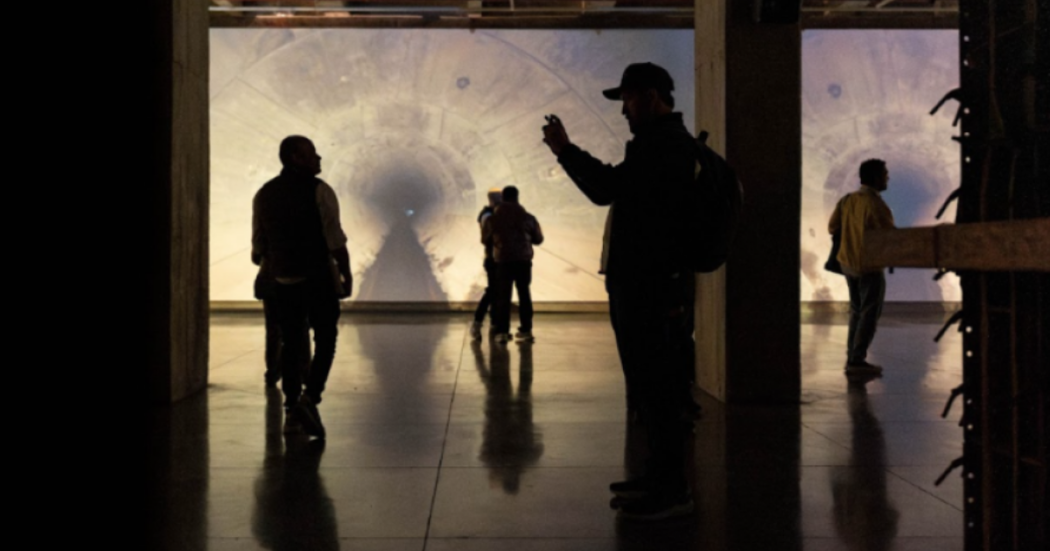 Imagen de la exposición Katabasis en la Galería Santa Fé.