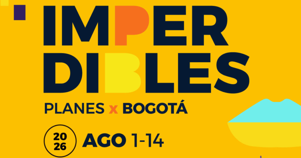 Imagen en letras Imperdibles Bogotá