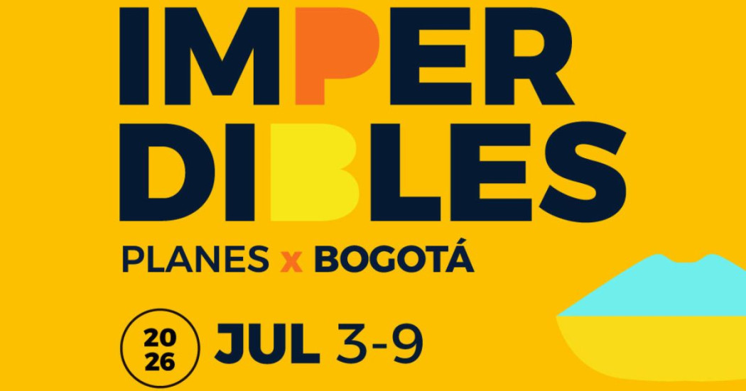 Imagen en letras Imperdibles en Bogotá.
