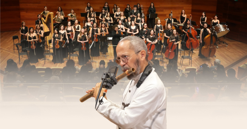 Imagen de Orquesta Filarmónica de Mujeres y el Colectivo Colombia de Antonio Arnedo. 