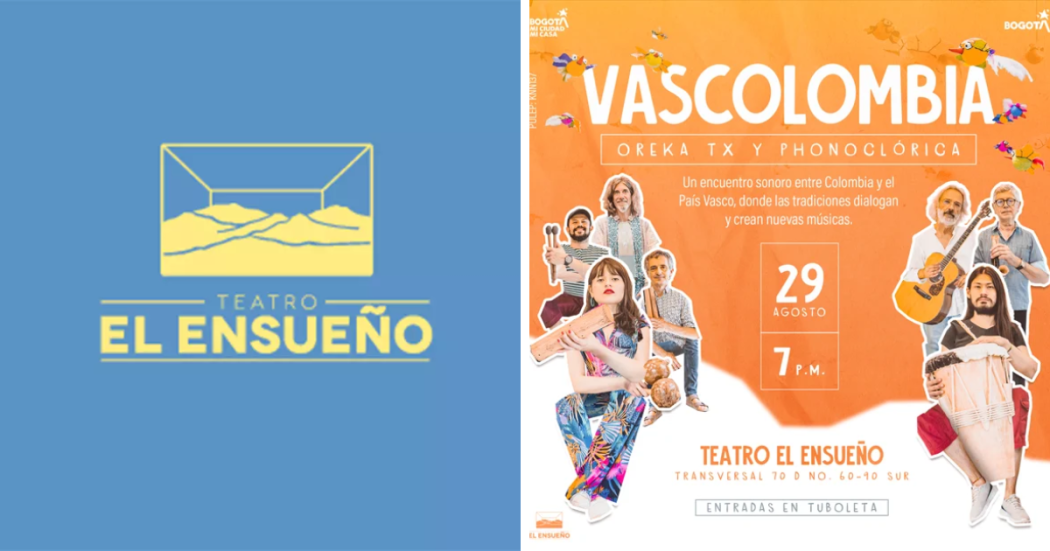 Imagen de los musicos que hacen parte de la presnetación musical.