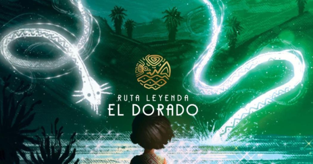 Imagen animada afiche 'Ruta: Leyenda El Dorado'.
