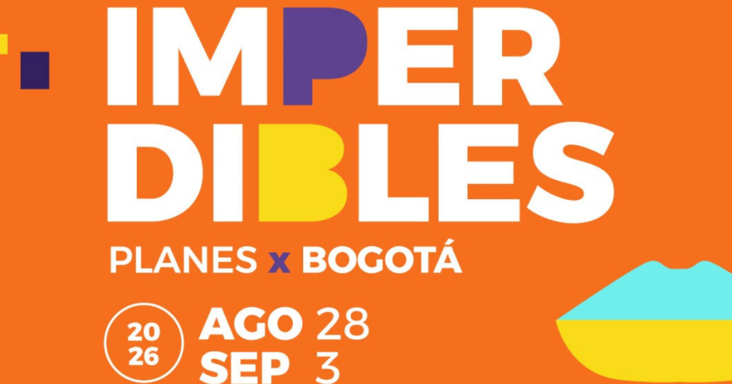 Imagen en letras Imperdibles Bogotá